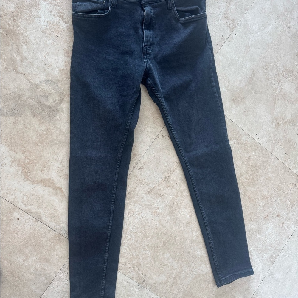 Zara Charcoal Denim Pants